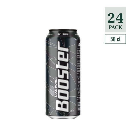 Faxe Kondi Booster Sort 50 cl ds 72/24/50