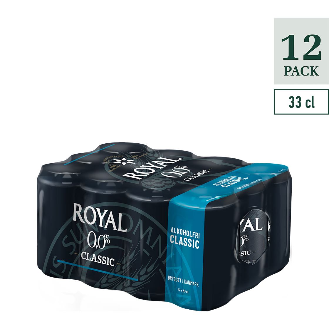 Royal Classic 0,0% 33CL Cans 12PACK 4*44/12/33