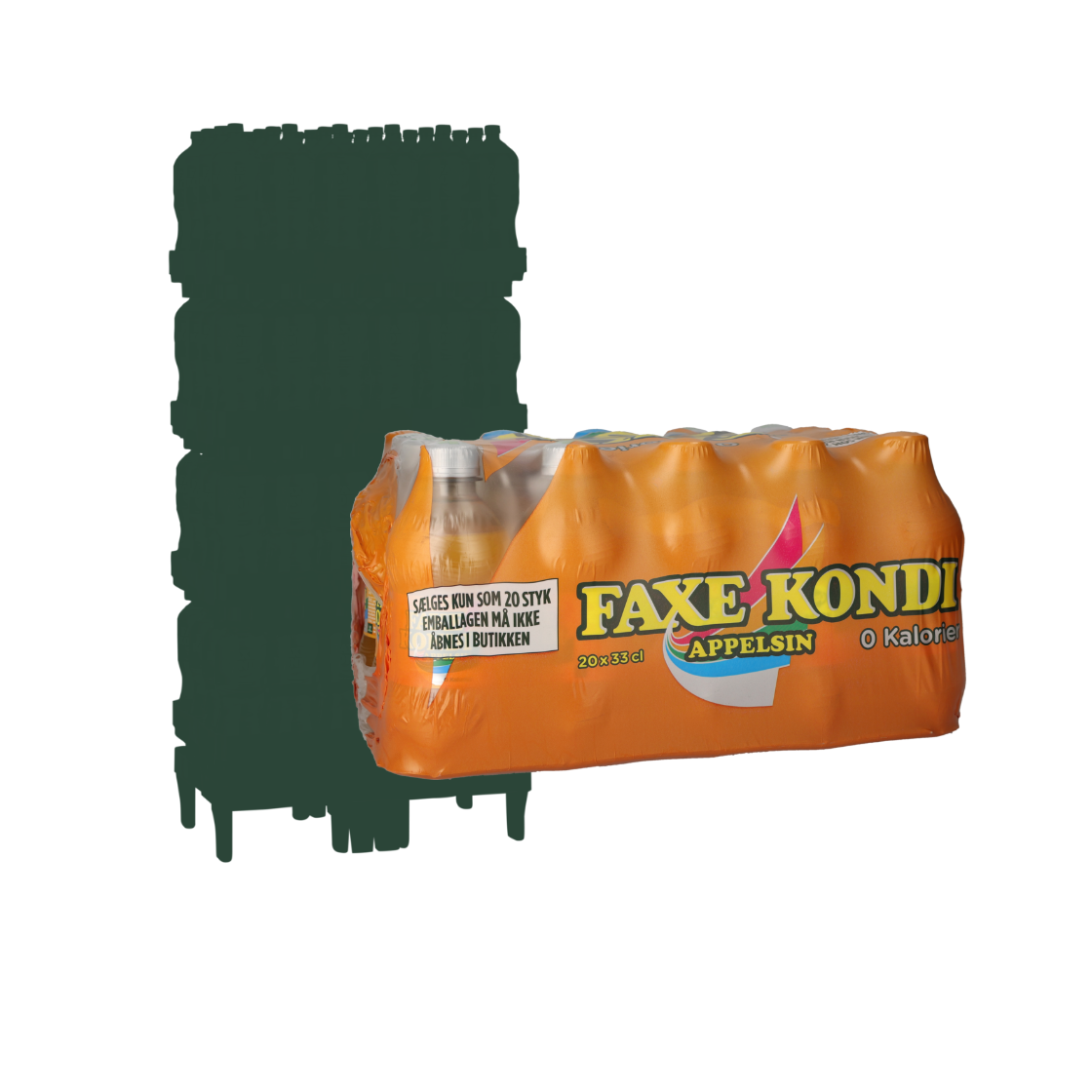 FAXE KONDI APPELSIN 0 33 PET 20P 4*12/20/33 PAK