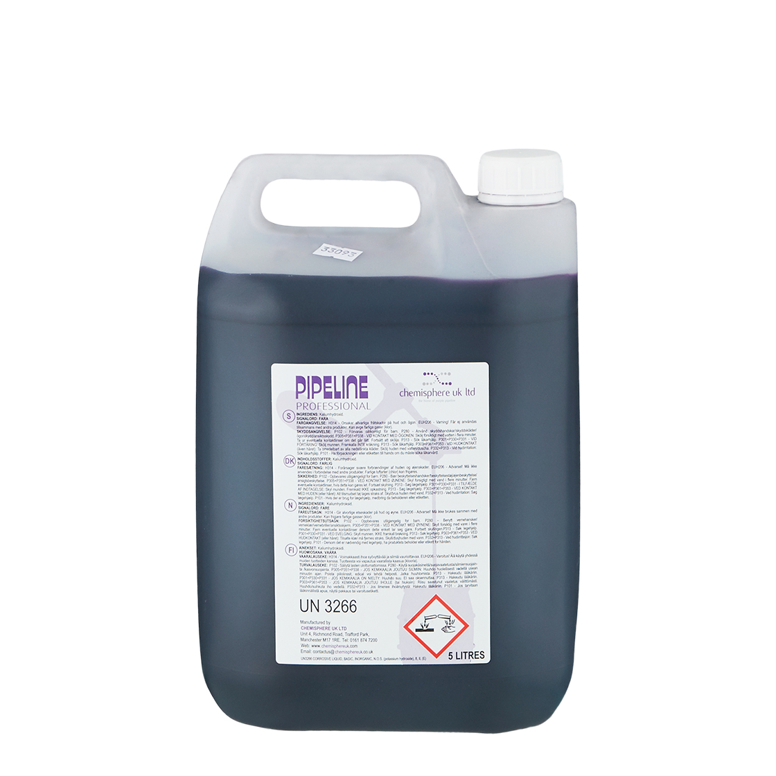 Cleaning fluid for draft beer systems 5L