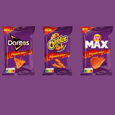 Doritos, Lay's & Cheetos Flamin' Hot